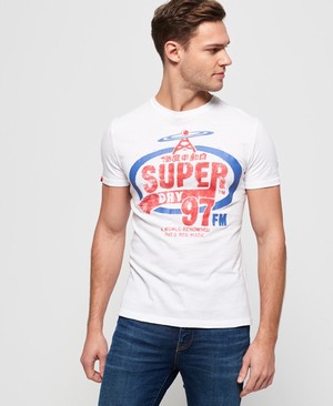 Superdry Heritage Classic Lite Férfi Pólók Fehér | OAXIZ8269